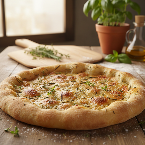 Herb-Infused Spelt Pizza Crust recipe