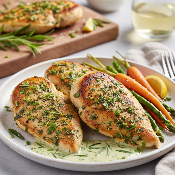 Herb-Infused Tarragon Chicken Breasts recipe