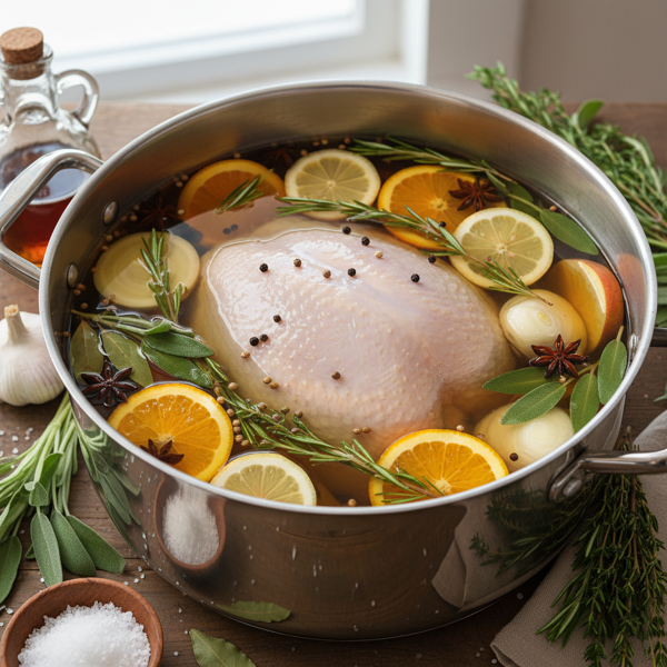 Herb-Infused Thanksgiving Turkey Brine recipe