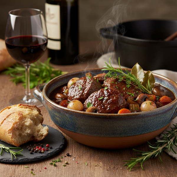 Herb-Infused Wine-Braised Beef Stew recipe