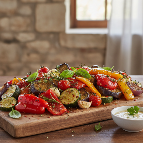 Herb-Roasted Mediterranean Vegetable Medley recipe