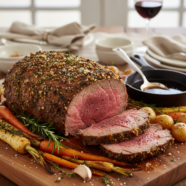 Herb-Seasoned Sirloin Tip Roast recipe