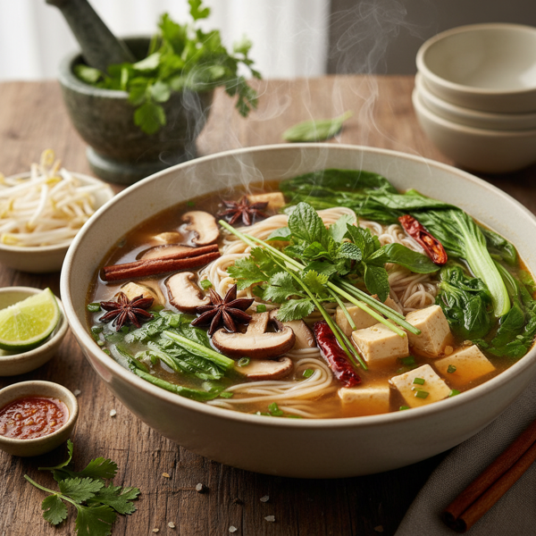 Herbal Vegetarian Pho Delight recipe