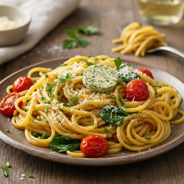 Herbed Butter Linguine Delight recipe