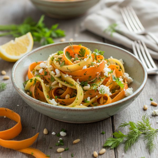 Herbed Carrot Noodle Toss recipe