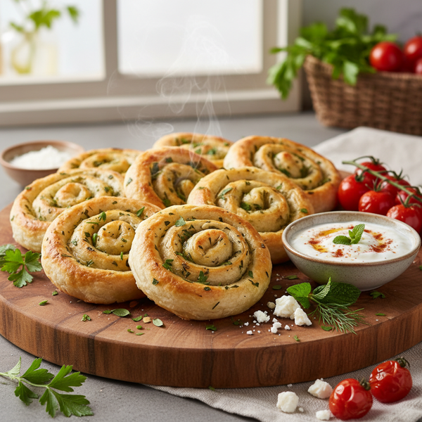 Herbed Cheese Boreks recipe