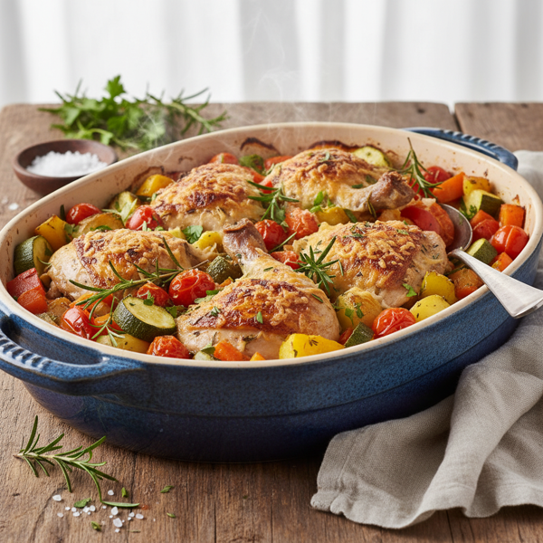 Herbed Chicken and Vegetable Casserole recipe