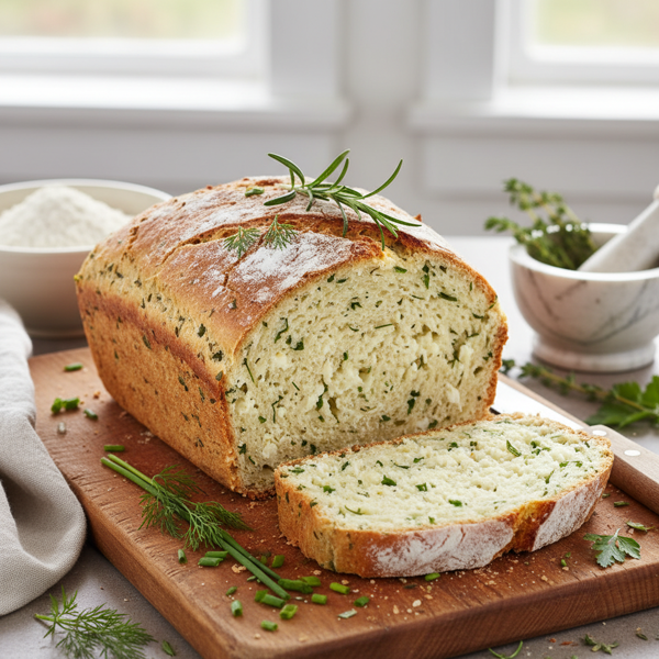 Herbed Cottage Cheese Bread recipe