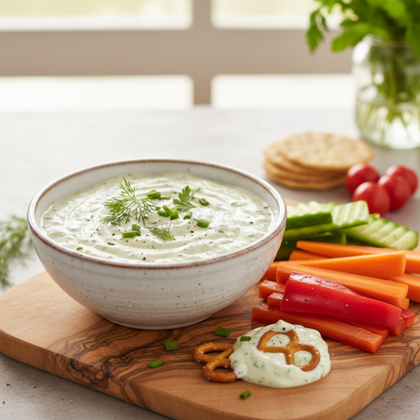 Herbed Cream Cheese Dressing & Dipping Sauce recipe