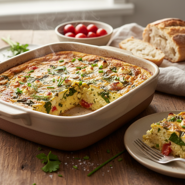 Herbed Egg Casserole recipe
