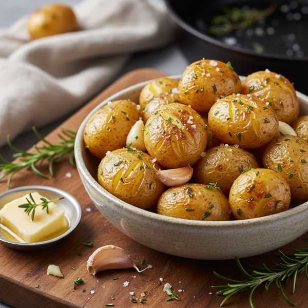 Herbed Garlic Butter Baby Potatoes recipe