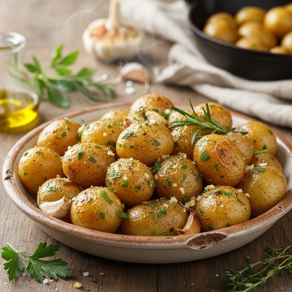 Herbed Garlic New Potatoes recipe