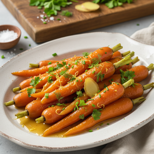 Herbed Ginger-Glazed Carrots recipe