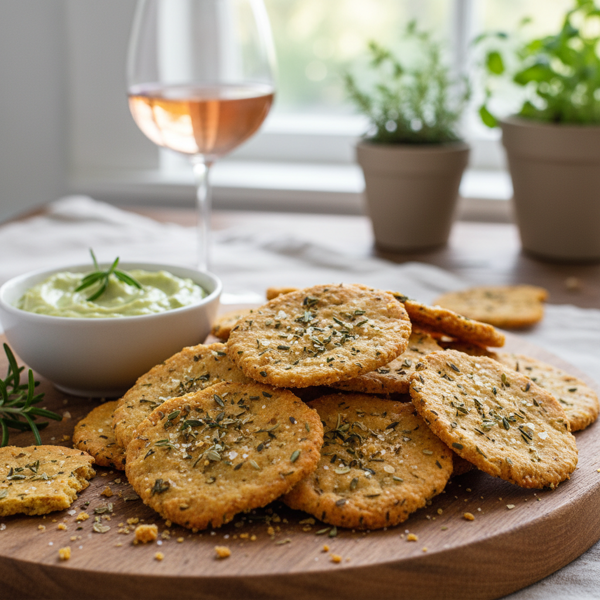 Herbed Gluten-Free Crackers recipe