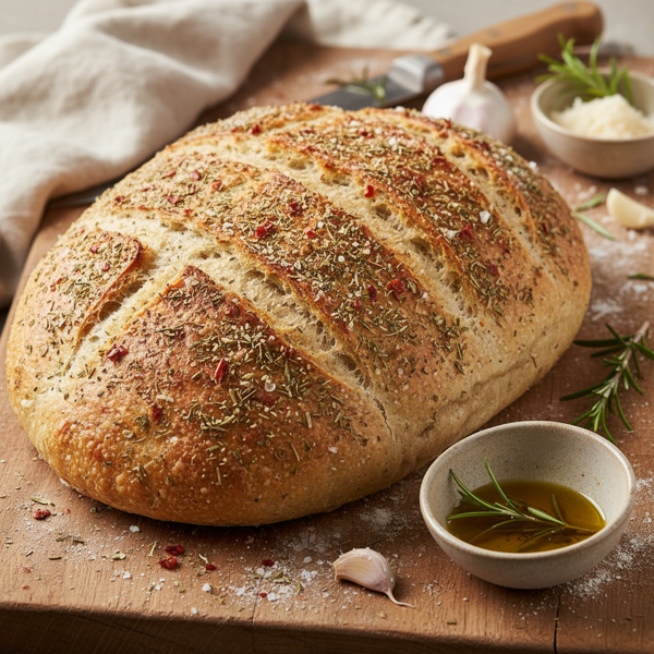 Herbed Italian Rustic Bread recipe