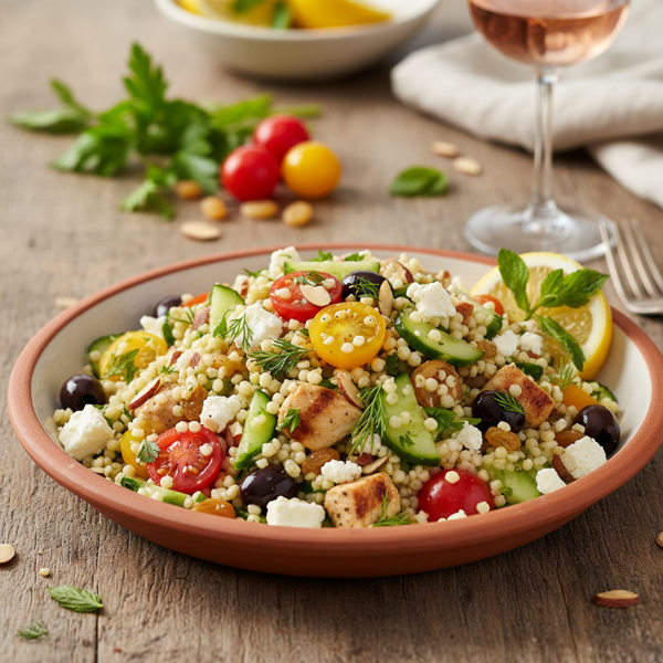 Herbed Mediterranean Couscous Medley recipe