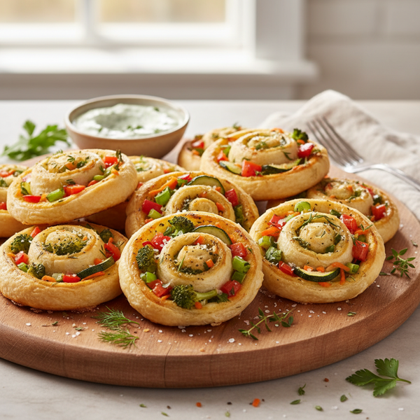 Herbed Veggie Crescent Bites recipe