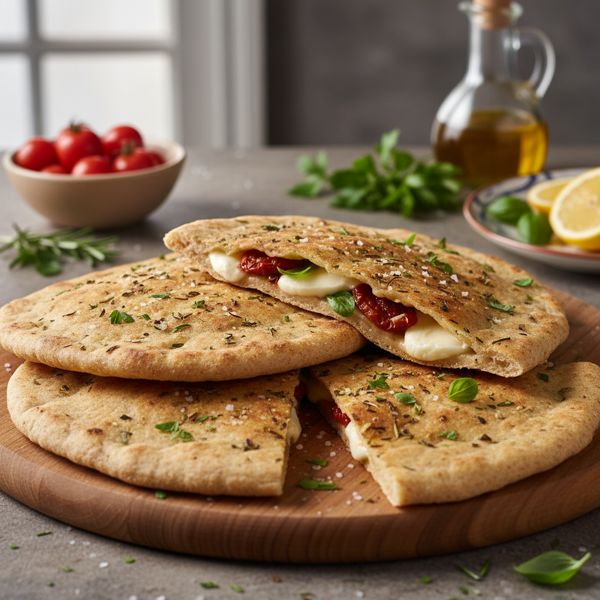 Herbed Whole Wheat Piadinas recipe