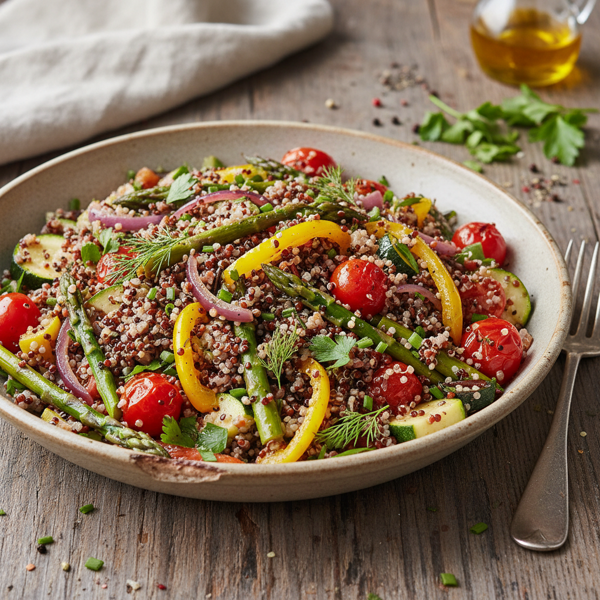 Herbed Wild Rice & Quinoa Garden Medley recipe