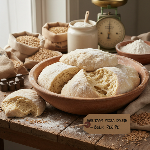 Heritage Pizza Dough - Bulk Recipe recipe