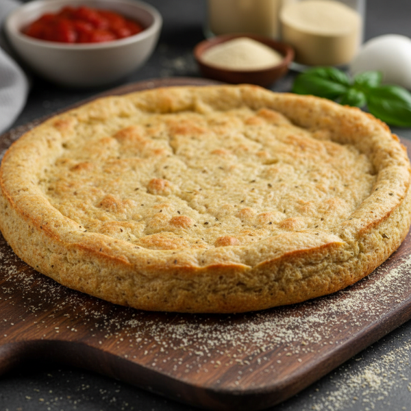 High-Protein Lower Carb Pizza Dough recipe