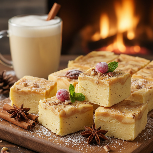 Holiday Eggnog Delight Fudge recipe