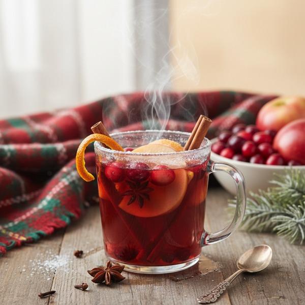 Holiday Spiced Cran-Apple Tea recipe