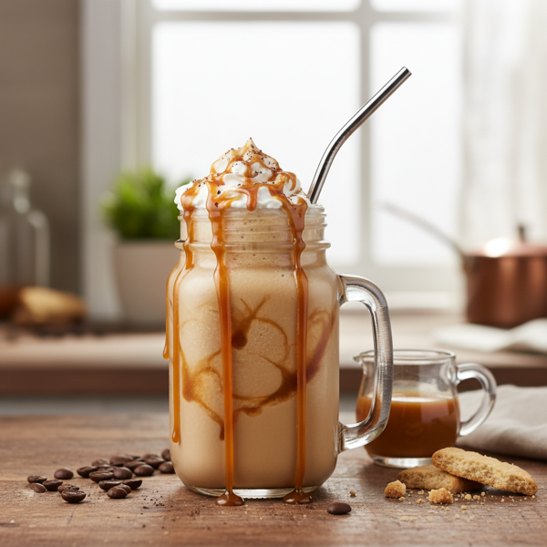 Homemade Caramel Coffee Frappuccino recipe