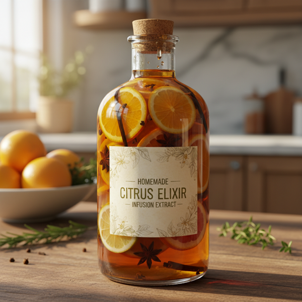 Homemade Citrus Infusion Extract recipe