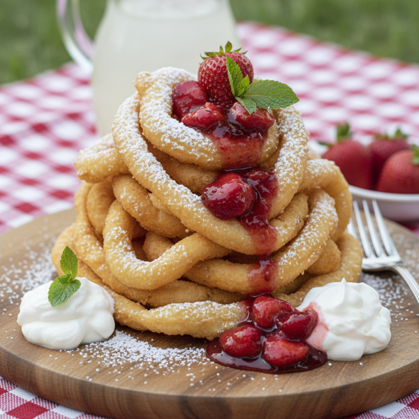 Homemade Classic Funnel Cake Delight recipe