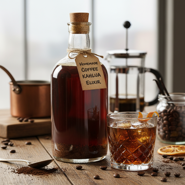 Homemade Coffee Kahlua Elixir recipe