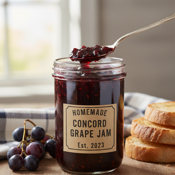 Homemade Concord Grape Jam recipe