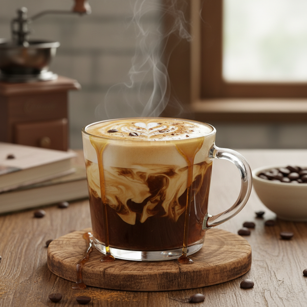 Homemade Creamy Flavored Coffee Elixir recipe