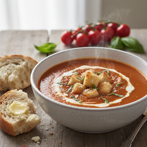 Homemade Creamy Tomato Soup recipe