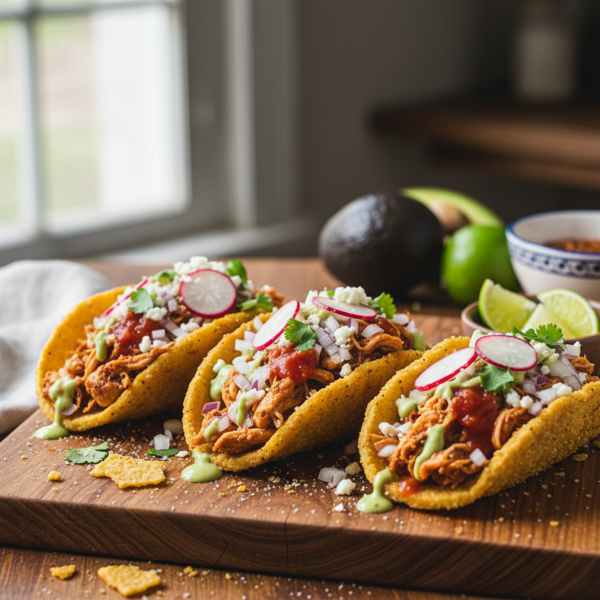 Homemade Crunchy Chalupas recipe