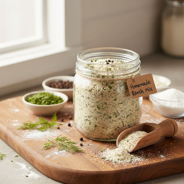 Homemade Dry Ranch Dressing Mix recipe