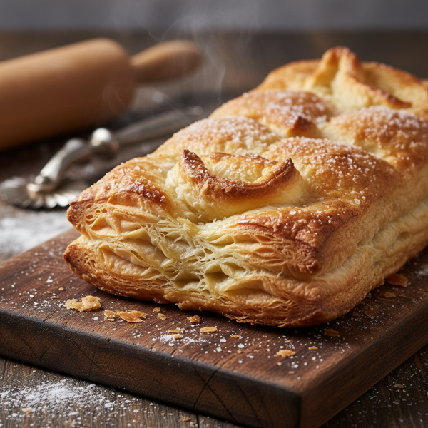 Homemade Flaky Puff Pastry recipe