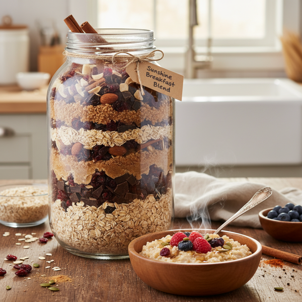 Homemade Flavored Oatmeal Mix recipe