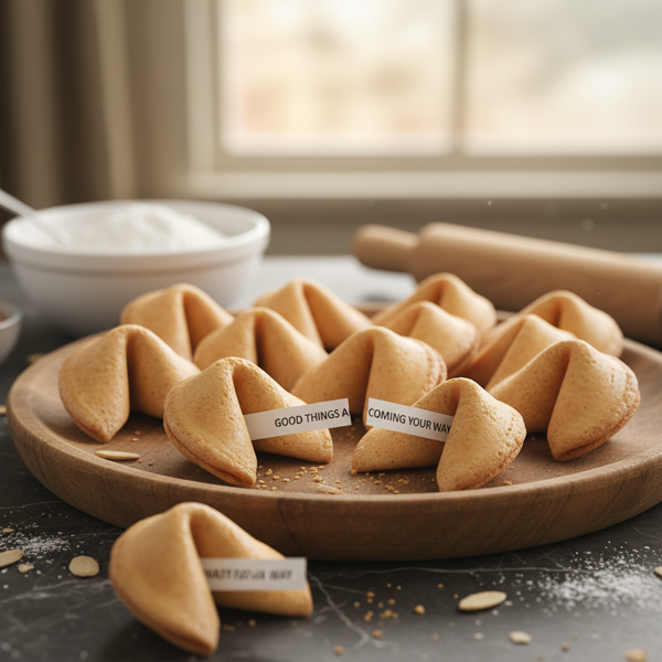 Homemade Fortune Cookies recipe