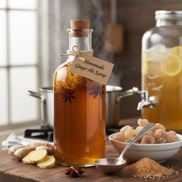 Homemade Ginger Ale Syrup recipe