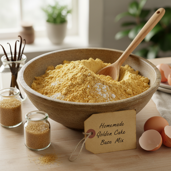 Homemade Golden Cake Base Mix recipe