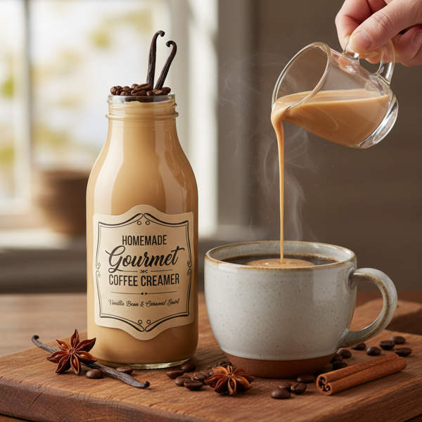Homemade Gourmet Coffee Creamer recipe