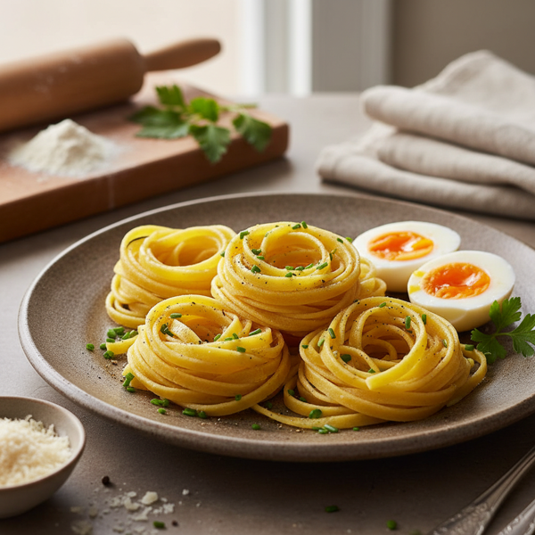 Homemade Gourmet Egg Noodles recipe