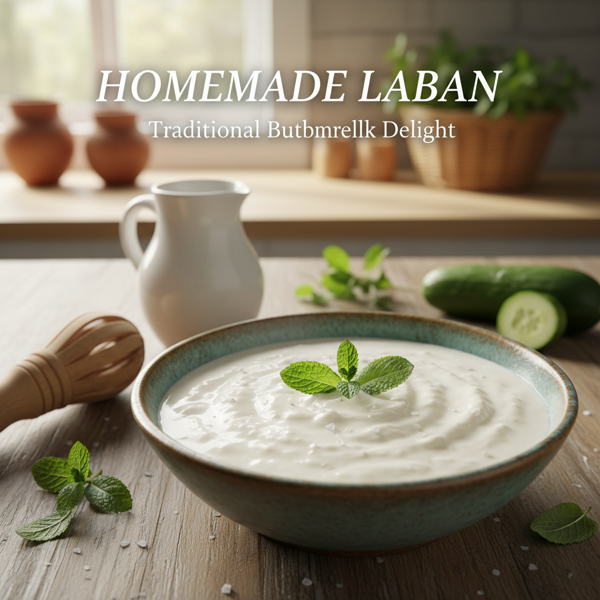 Homemade Laban: Traditional Buttermilk Delight recipe
