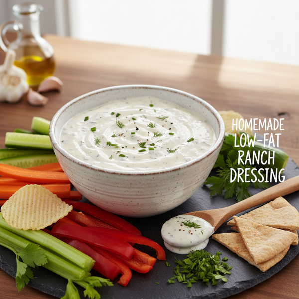 Homemade Low-Fat Ranch Dressing & Dip Blend recipe