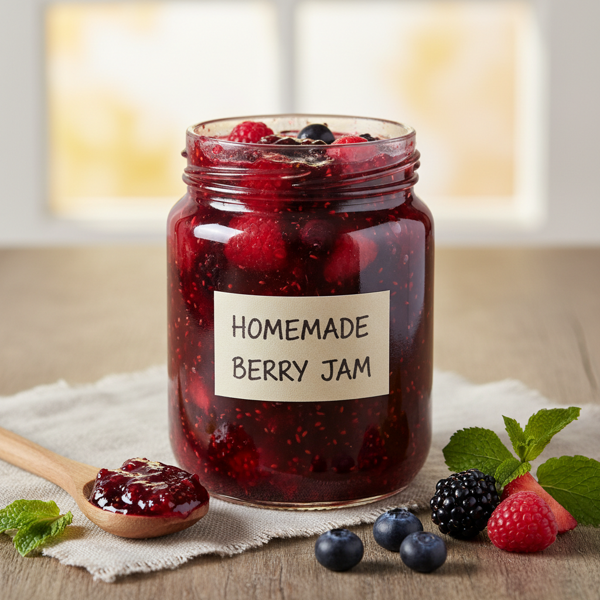 Homemade Mixed Berry Jam without Pectin recipe