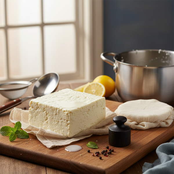 Homemade Paneer Cheese recipe