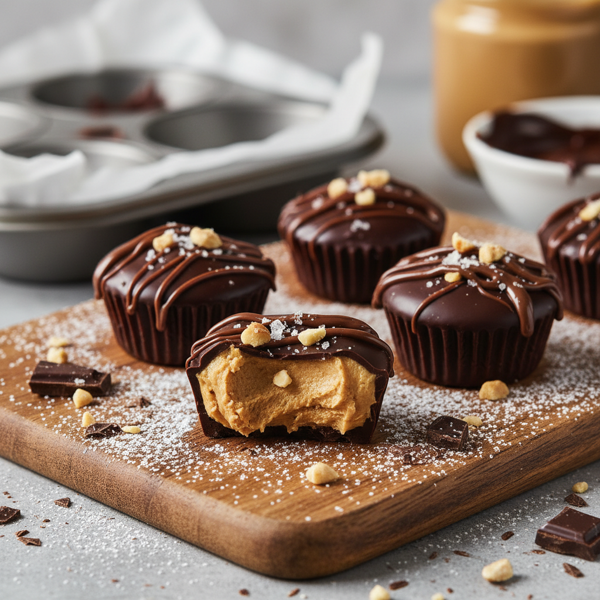 Homemade Peanut Butter Chocolate Cups recipe