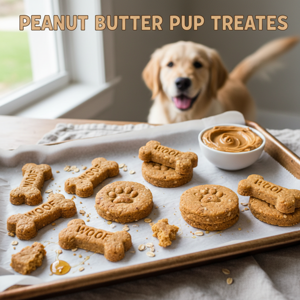 Homemade Peanut Butter Pup Treats recipe
