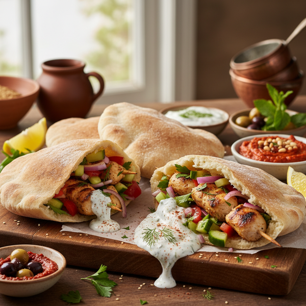 Homemade Pita Bread Delight recipe